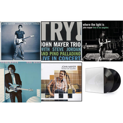This is a 6 LP Vinyl SKU bundle.
1.This LP Vinyl is brand new.Format: LP VinylMusic Style: Indie PopThis item's title is: Sob Rock (180G)Artist: John MayerLabel: COLUMBIABarcode: 194398823515Release Date: 7/16/2021
2.This LP Vinyl is brand new.