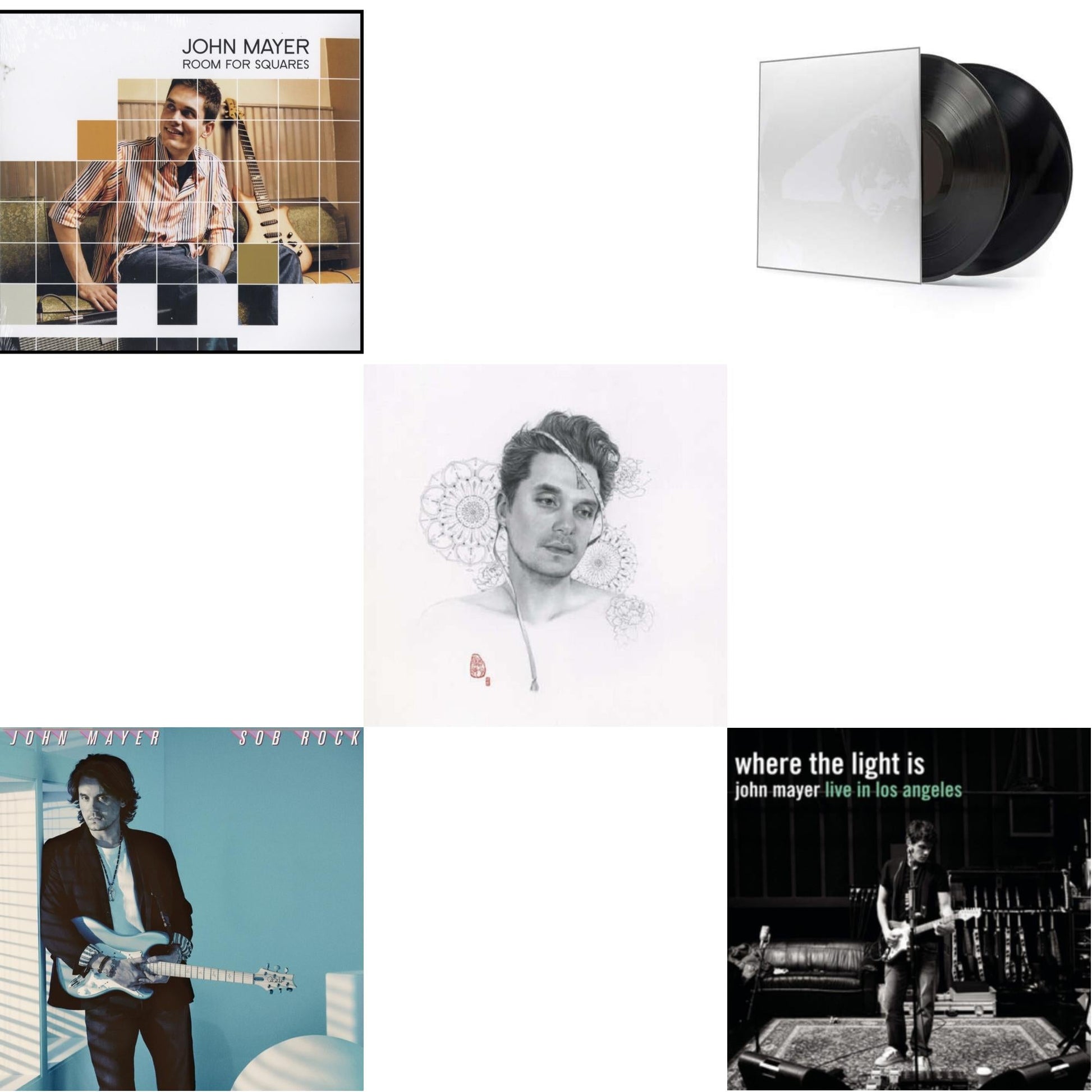 This is a 5 LP Vinyl SKU bundle.
1.This LP Vinyl is brand new.Format: LP VinylMusic Style: Indie PopThis item's title is: Sob Rock (180G)Artist: John MayerLabel: COLUMBIABarcode: 194398823515Release Date: 7/16/2021
2.This LP Vinyl is brand new.