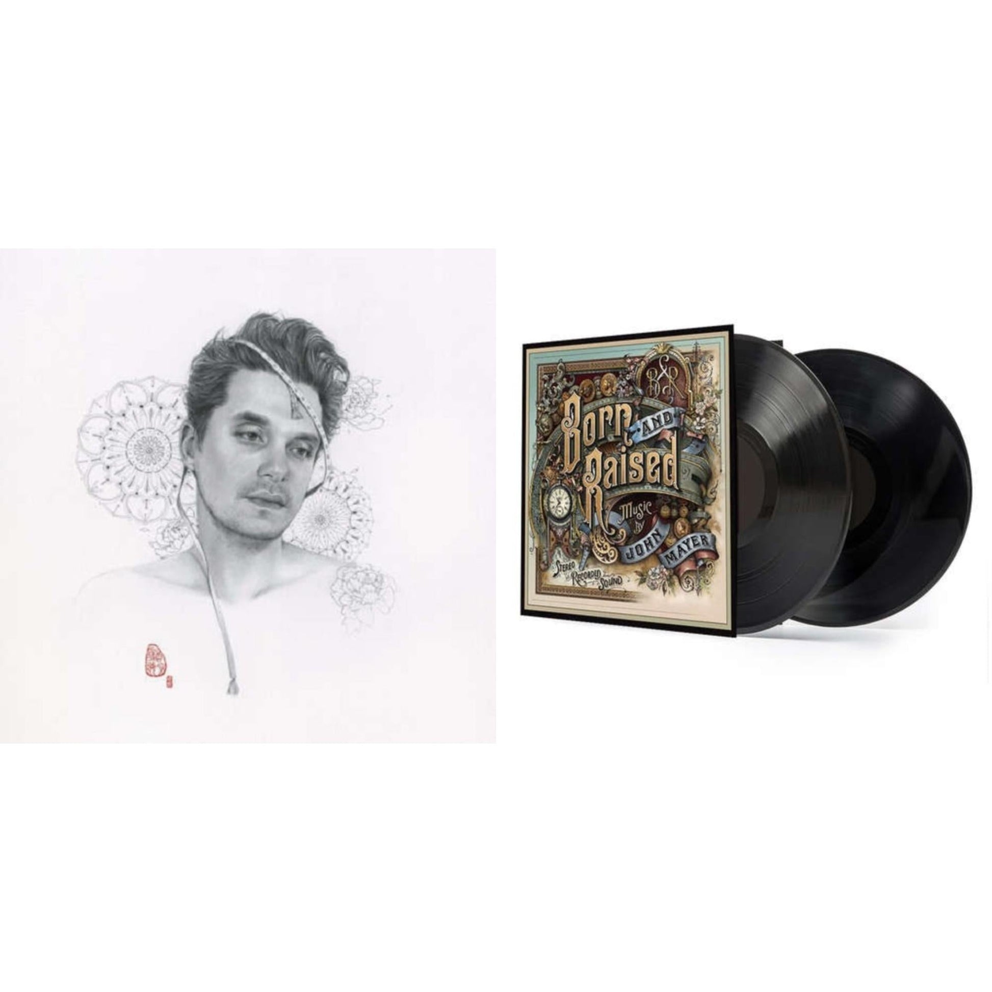 This is a 2 LP Vinyl SKU bundle.
1.This LP Vinyl is brand new.Format: LP VinylMusic Style: Folk RockThis item's title is: Born & Raised (2LP/CD/180G/Gatefold)Artist: John MayerBarcode: 886919760613Release Date: 6/12/2012
2.This LP Vinyl is brand new.