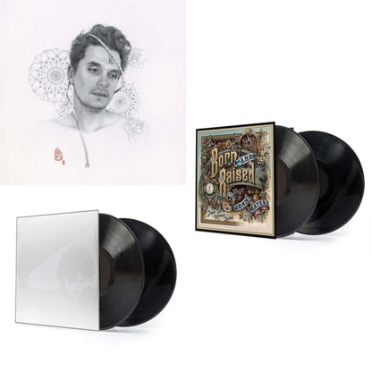 This is a 3 LP Vinyl SKU bundle.
1.This LP Vinyl is brand new.Format: LP VinylMusic Style: Folk RockThis item's title is: Born & Raised (2LP/CD/180G/Gatefold)Artist: John MayerBarcode: 886919760613Release Date: 6/12/2012
2.This LP Vinyl is brand new.