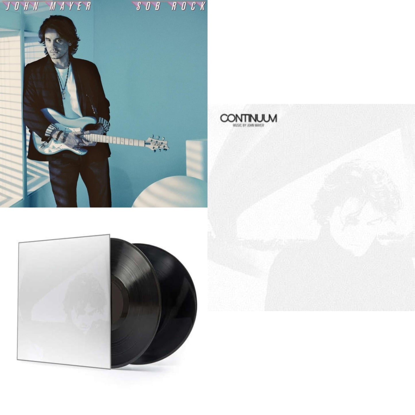 This is a 3 LP Vinyl SKU bundle.
1.This LP Vinyl is brand new.Format: LP VinylMusic Style: Indie PopThis item's title is: Sob Rock (180G)Artist: John MayerLabel: COLUMBIABarcode: 194398823515Release Date: 7/16/2021
2.This LP Vinyl is brand new.