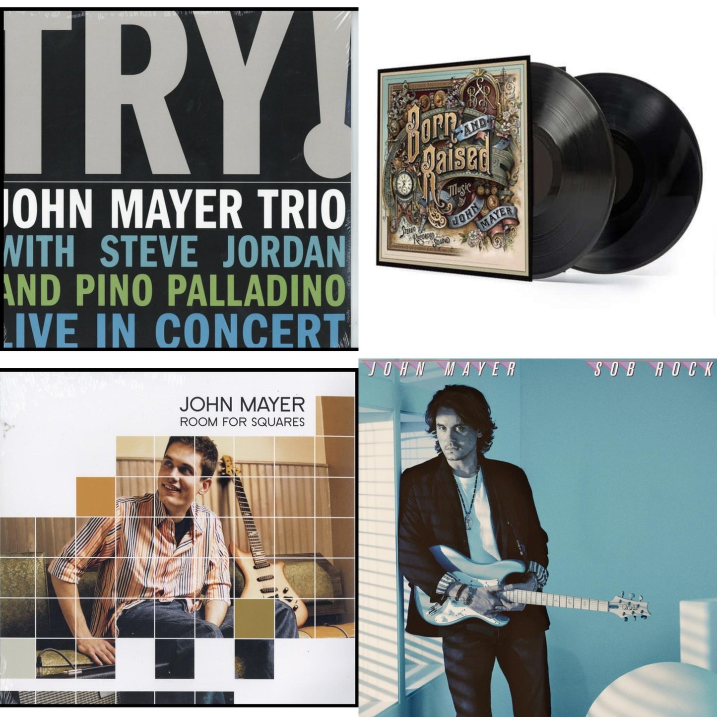 Sob Rock (180G) & Room For Squares & Try: Live In Concert & Born & Raised (2LP/CD/180G/Gatefold)