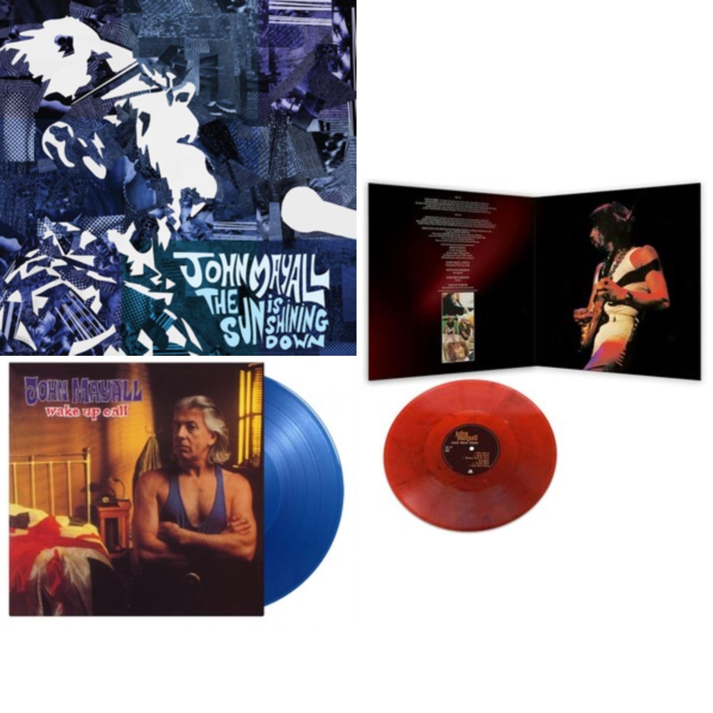 Sun Is Shining Down & Wake Up Call (180G/Translcuent Blue LP Vinyl) & Road Show Blues (Red Marble LP Vinyl)