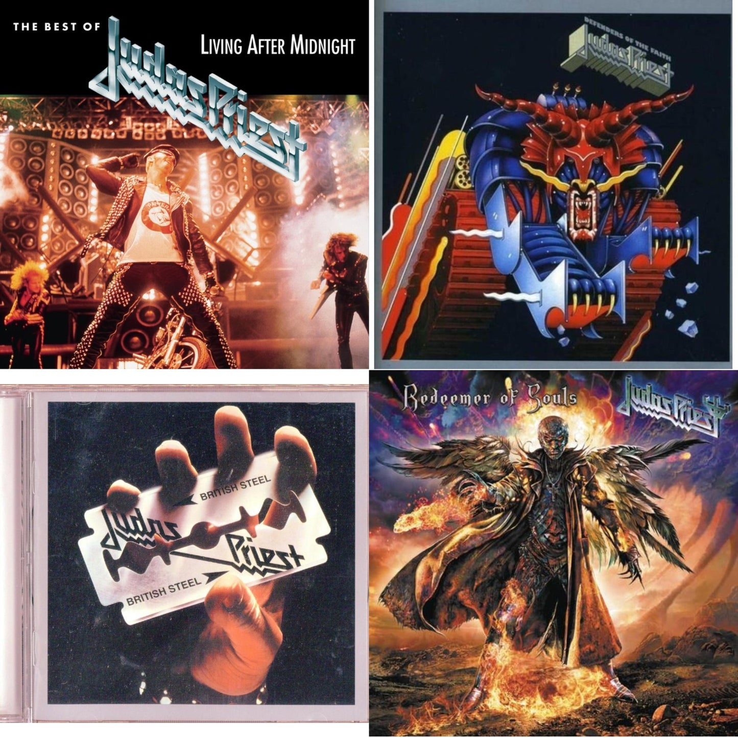 Best Of Judas Priest: Living After Midnight & Defenders Of The Faith & British Steel & Redeemer Of Souls