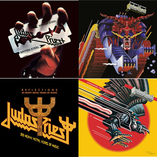 This is a 4 LP Vinyl SKU bundle.
1.This LP Vinyl is brand new.Format: LP VinylMusic Style: Tech HouseThis item's title is: Reflections - 50 Heavy Metal Years Of Music (2LP/180G/Red Vinyl)Artist: Judas PriestLabel: LEGACYBarcode: 194398917818Release Date: 10/15/2021
2.