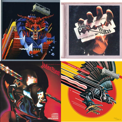 Defenders Of The Faith & British Steel & Stained Class & Screaming For Vengeance