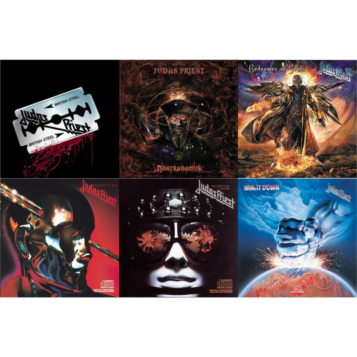 Nostradamus & British Steel (30Th Anniversary Legacy Edition) & Ram It Down & Stained Class & Hell Bent For Leather & Redeemer Of Souls