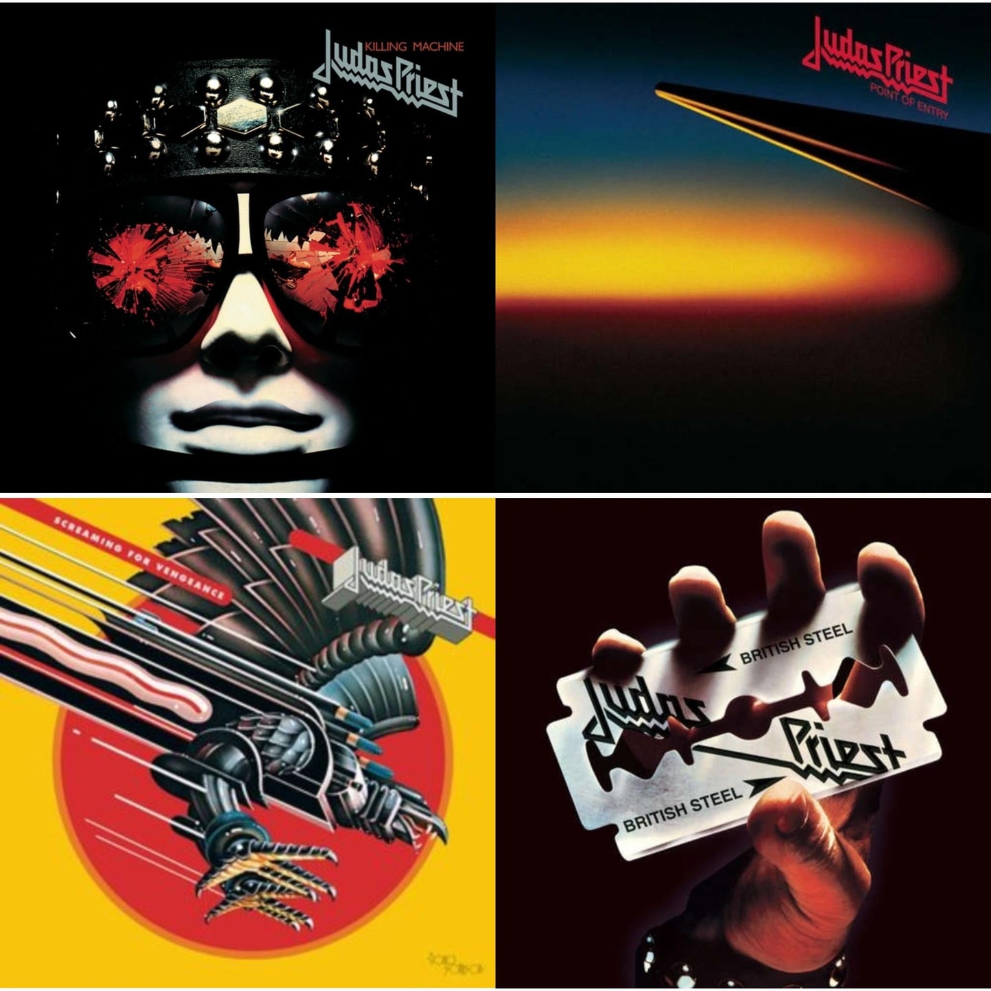 Killing Machine (180G/Dl Card) & Point Of Entry (180G/Dl Card) & Screaming For Vengeance (180G/Dl Card) & British Steel (180G)(Dl Code)