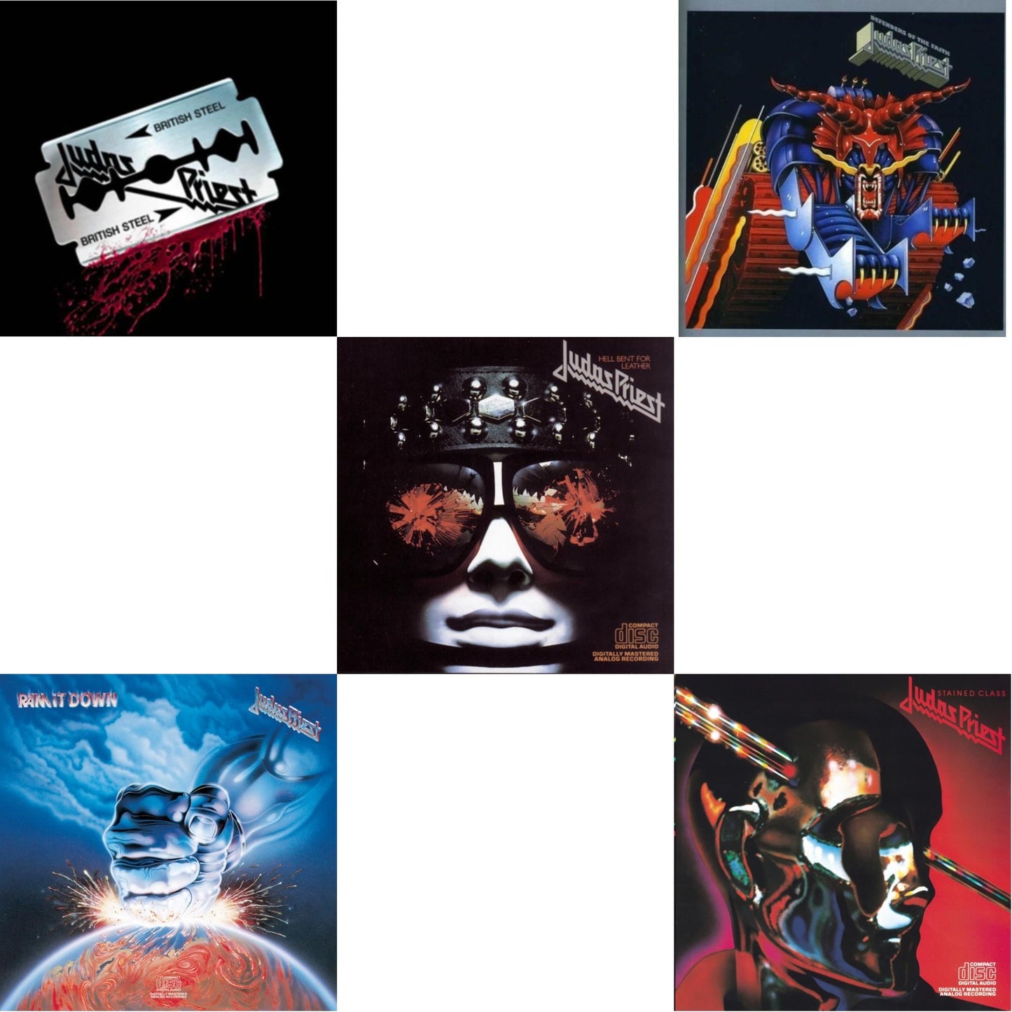 Defenders Of The Faith & British Steel (30Th Anniversary Legacy Edition) & Ram It Down & Stained Class & Hell Bent For Leather