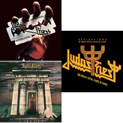 This is a 3 LP Vinyl SKU bundle.
1.This LP Vinyl is brand new.Format: LP VinylMusic Style: Heavy MetalThis item's title is: British Steel (180G)(Dl Code)Artist: Judas PriestLabel: COLUMBarcode: 889853909513Release Date: 12/1/2017
2.This LP Vinyl is brand new.