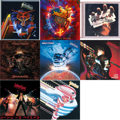 Invincible Shield & Defenders Of The Faith & British Steel & Nostradamus & Ram It Down & Stained Class & Turbo & Unleashed In The East