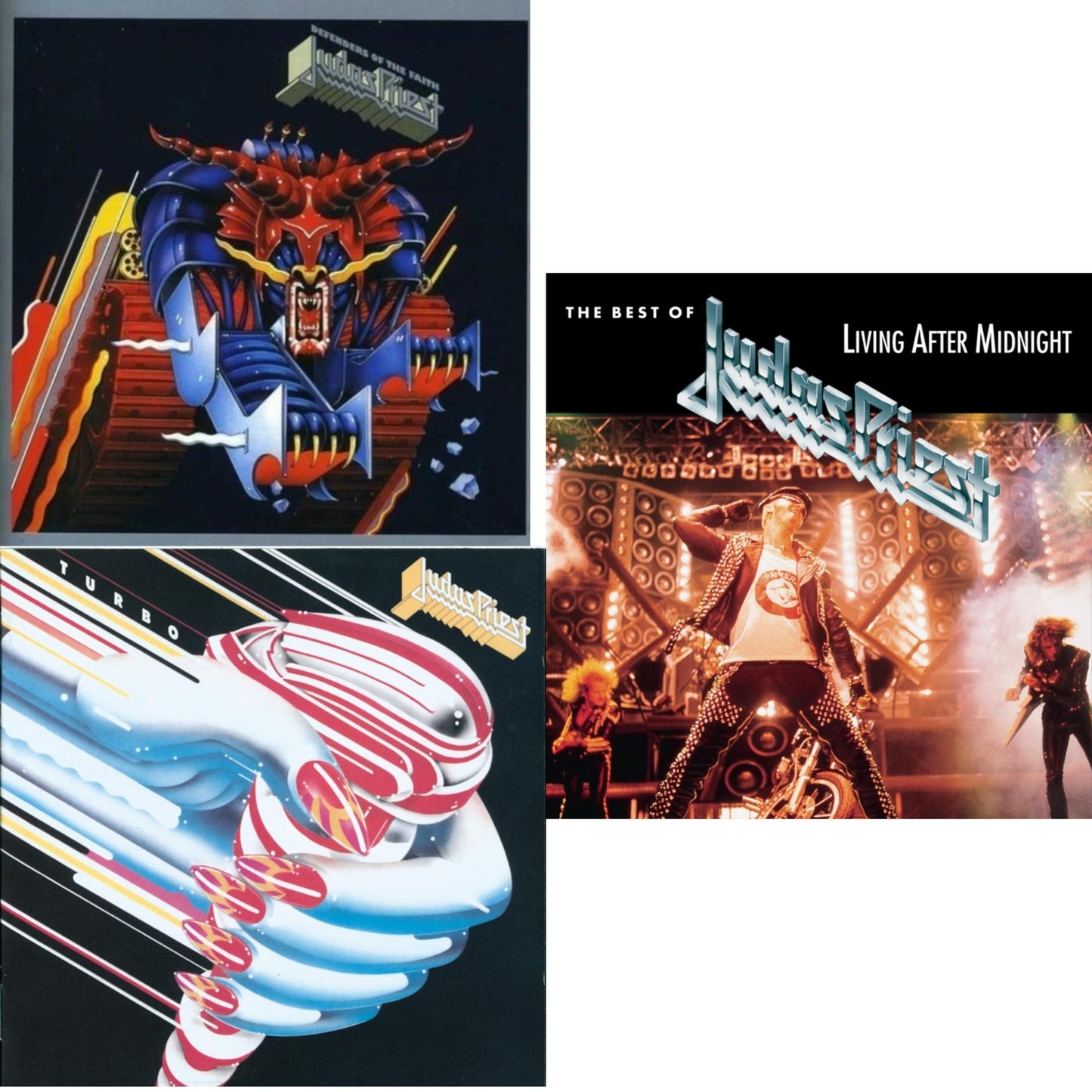 Best Of Judas Priest: Living After Midnight & Defenders Of The Faith & Turbo