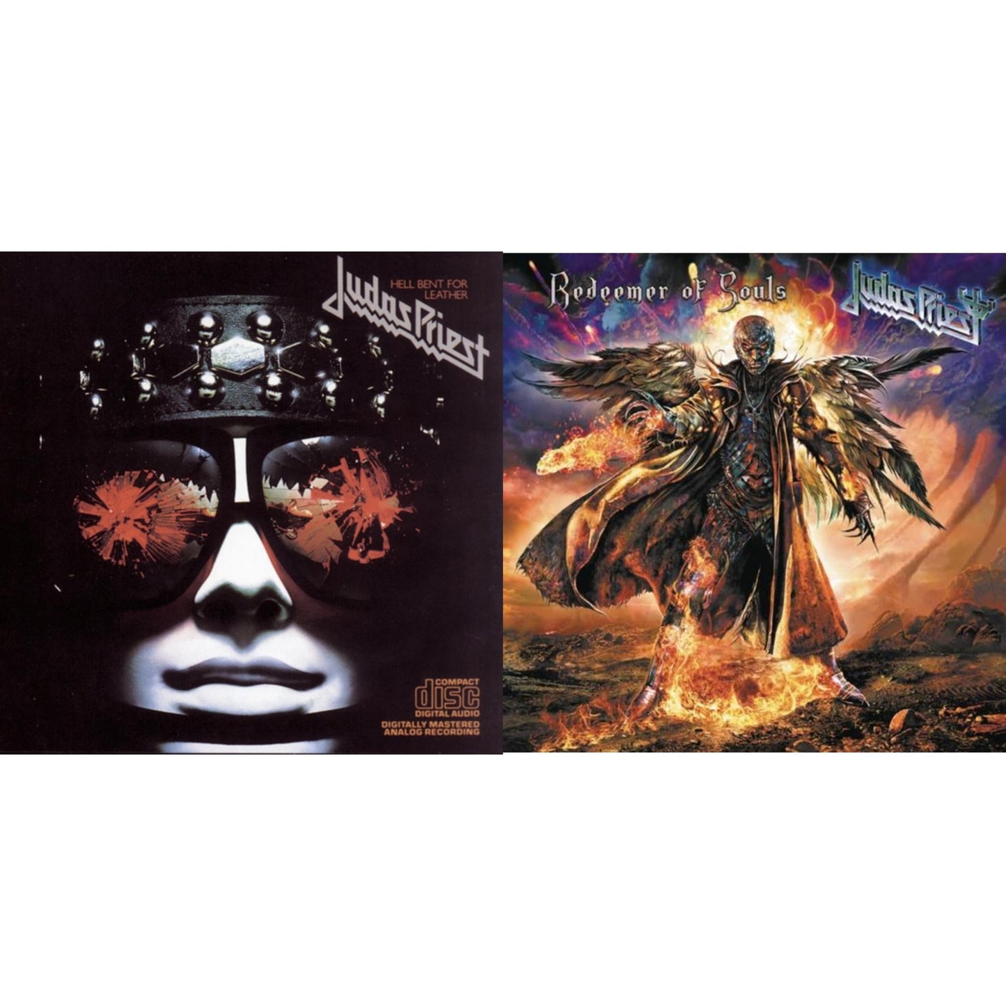 This is a 2 CD SKU bundle.
1.This CD is brand new.Format: CDMusic Style: Heavy MetalThis item's title is: Hell Bent For LeatherArtist: Judas PriestLabel: SONY SPECIAL MARKETINGBarcode: 888430169524Release Date: 3/24/2014
2.This CD is brand new.