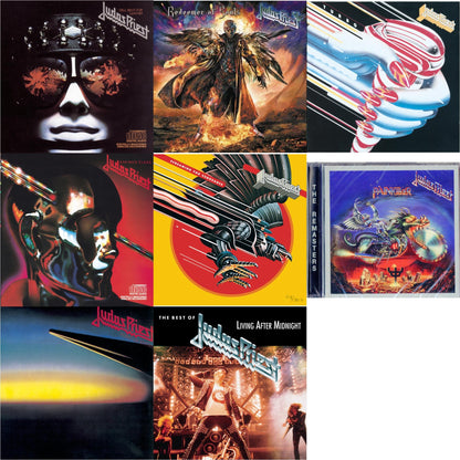 This is a 8 CD SKU bundle.
1.This CD is brand new.Format: CDMusic Style: BreaksThis item's title is: Best Of Judas Priest: Living After MidnightArtist: Judas PriestLabel: LEGACYBarcode: 074646518021Release Date: 2/3/1998
2.This CD is brand new.