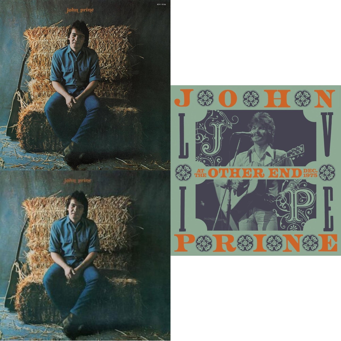 John Prine (Clear LP Vinyl) & Live At The Other End, December 1975 (4LP/180G) & John Prine