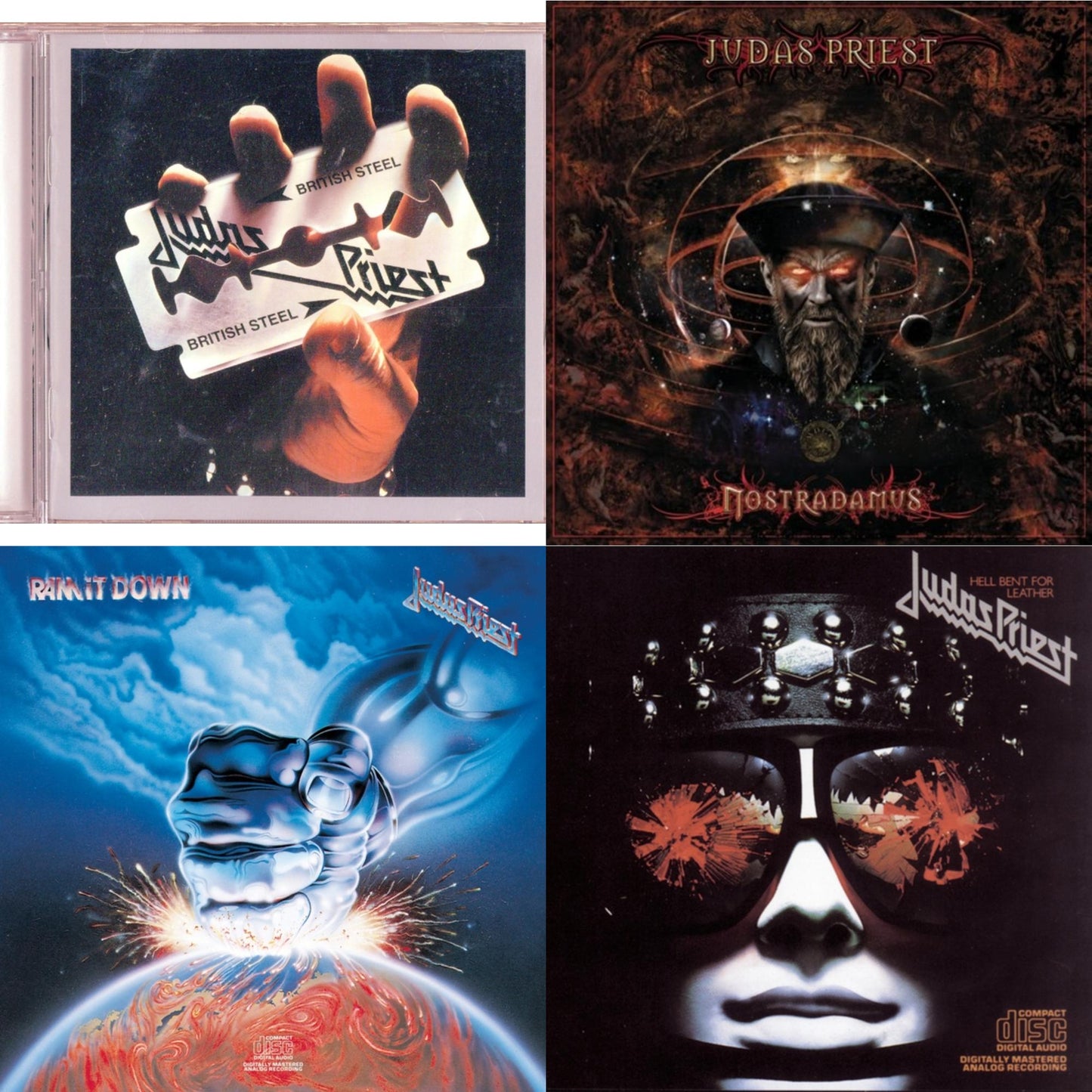 British Steel & Nostradamus & Ram It Down & Hell Bent For Leather