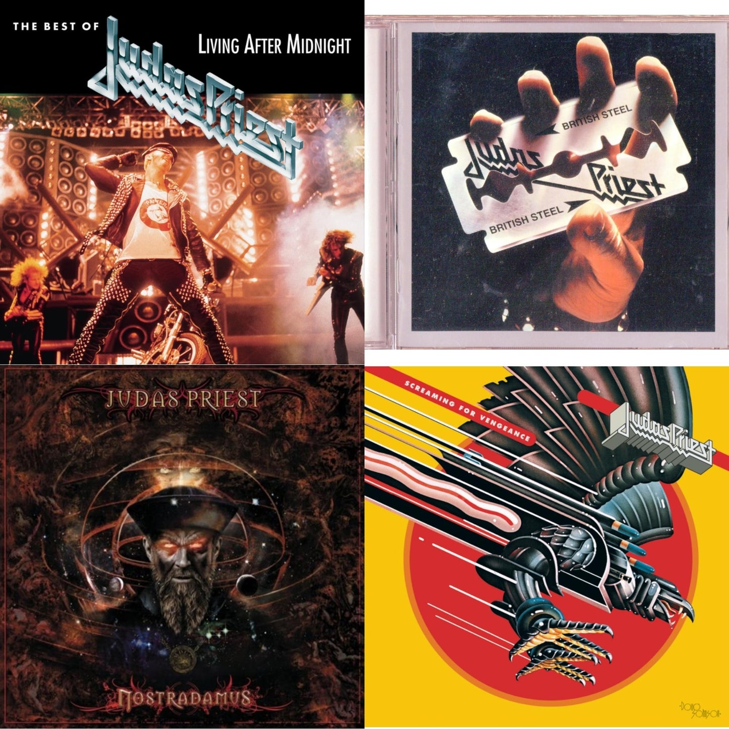 Best Of Judas Priest: Living After Midnight & British Steel & Nostradamus & Screaming For Vengeance
