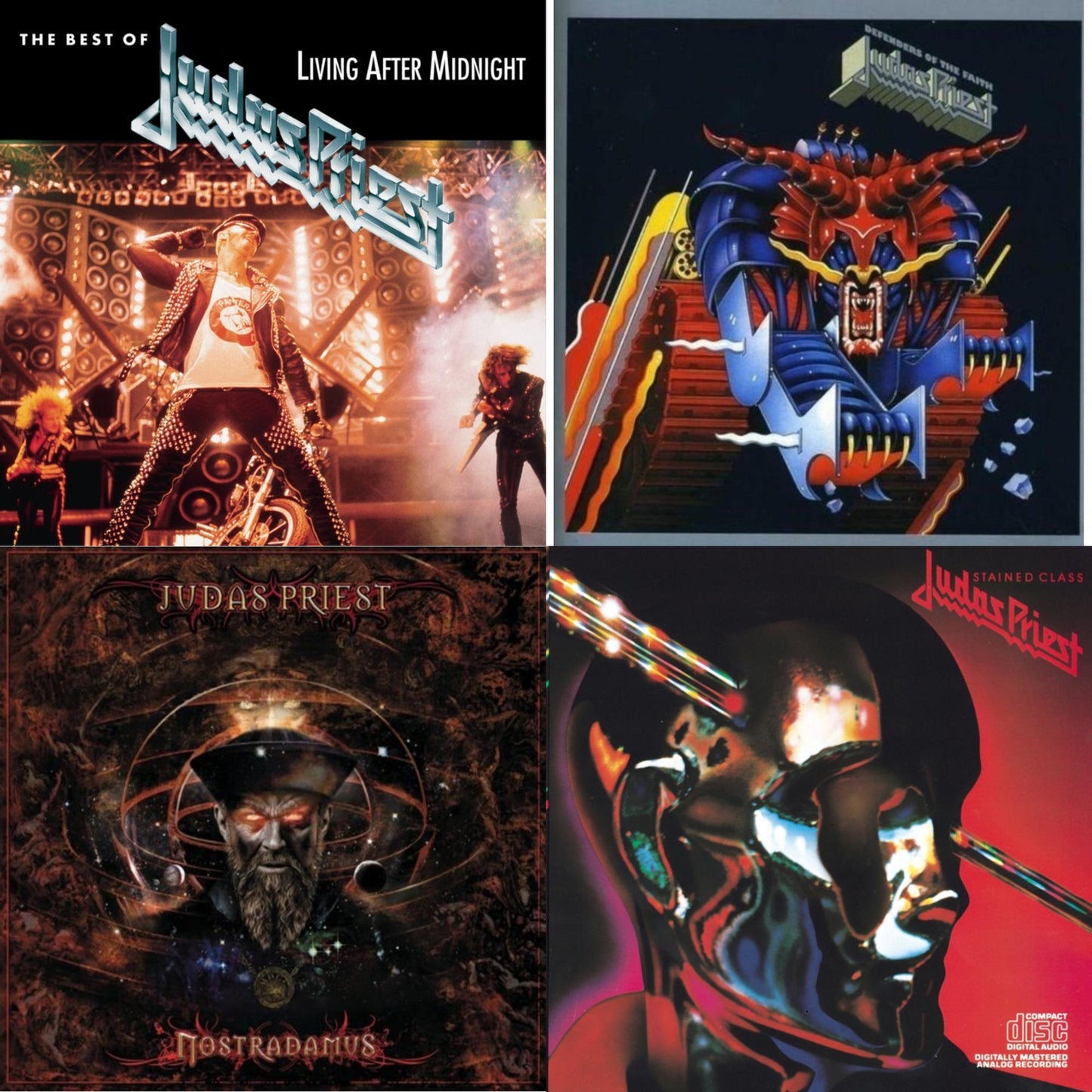 Best Of Judas Priest: Living After Midnight & Defenders Of The Faith & Nostradamus & Stained Class
