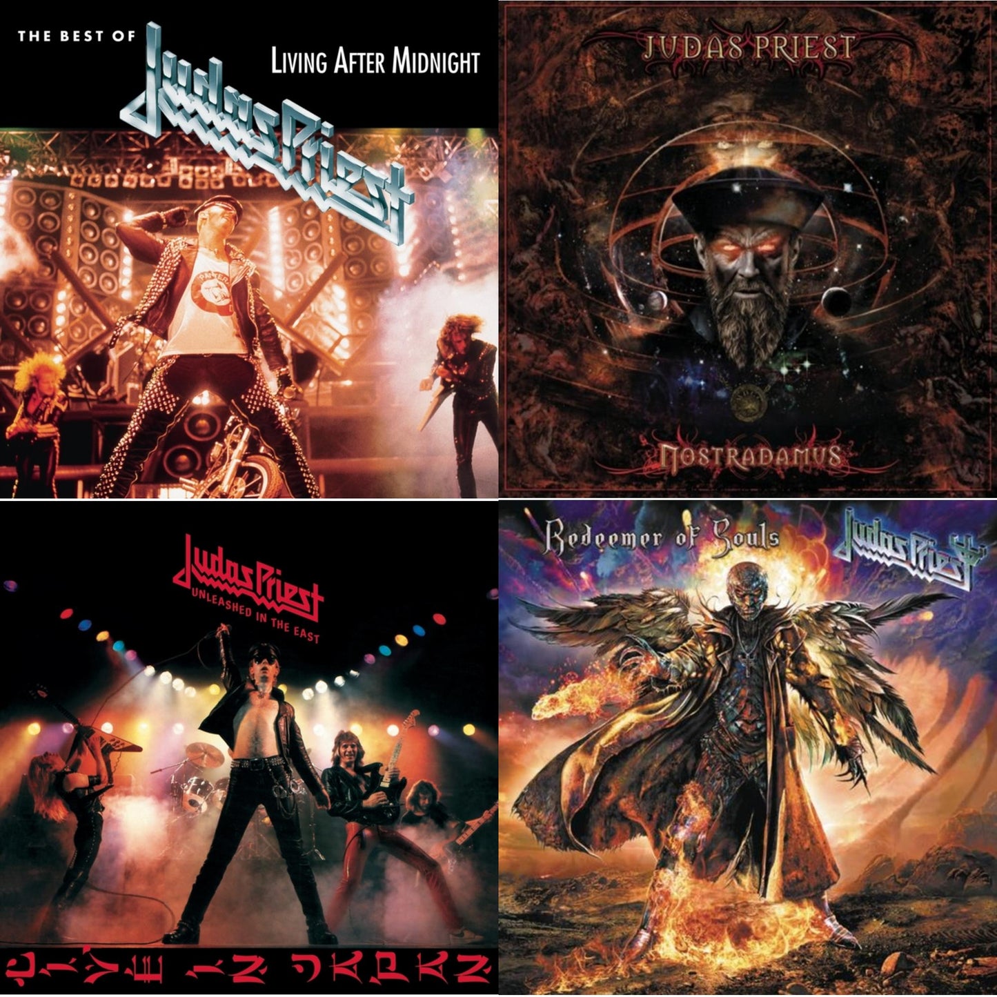 Best Of Judas Priest: Living After Midnight & Nostradamus & Unleashed In The East & Redeemer Of Souls