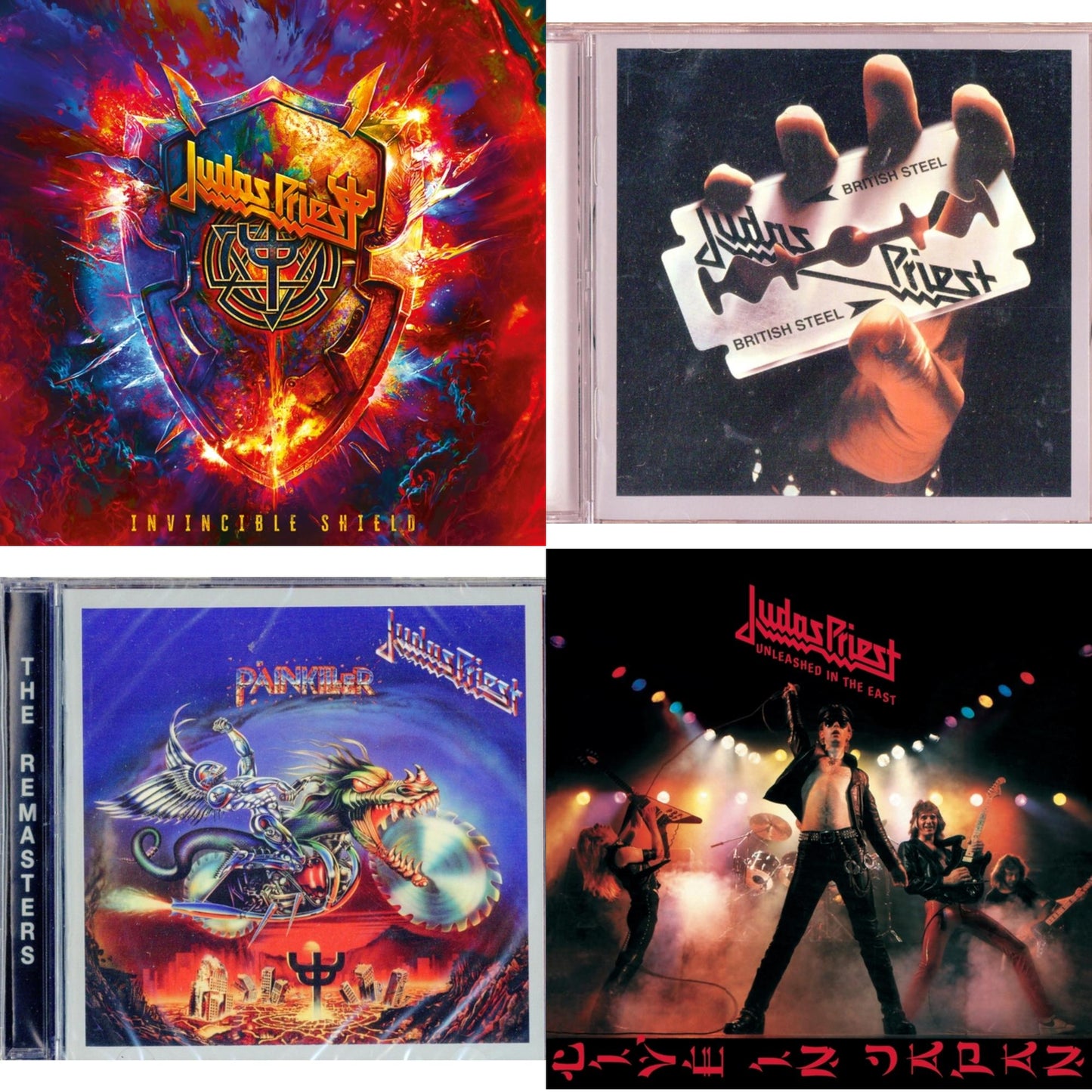 Invincible Shield & British Steel & Painkiller & Unleashed In The East