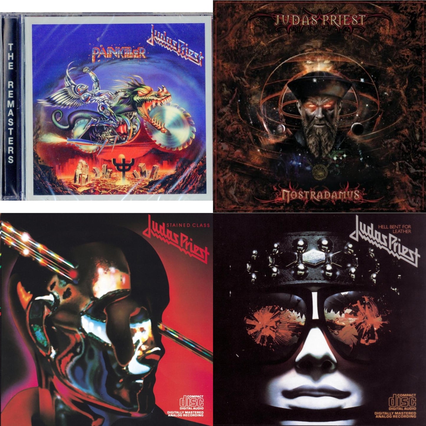 Painkiller & Nostradamus & Stained Class & Hell Bent For Leather