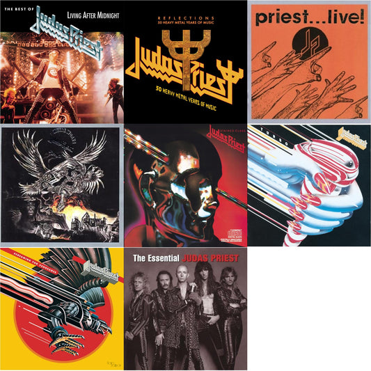 Best Of Judas Priest: Living After Midnight & Reflections - 50 Heavy Metal Years Of Music & Priest...Live! & Metal Works '73-'93 & Stained Class & Turbo & Screaming For Vengeance & Essential Judas Priest