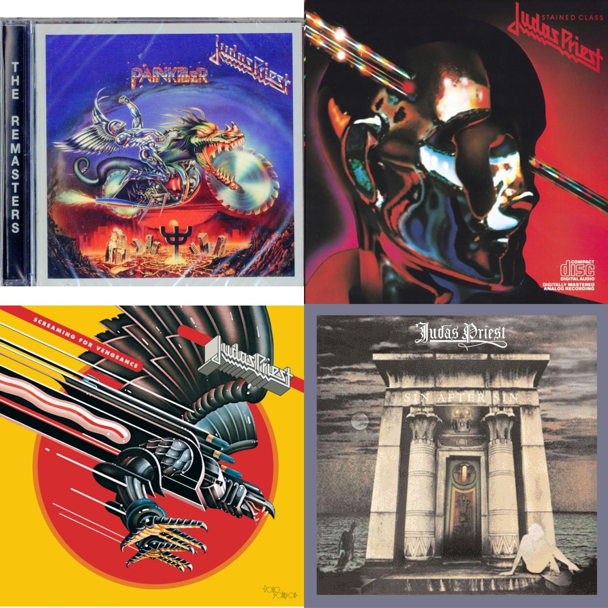 Painkiller & Stained Class & Screaming For Vengeance & Sin After Sin