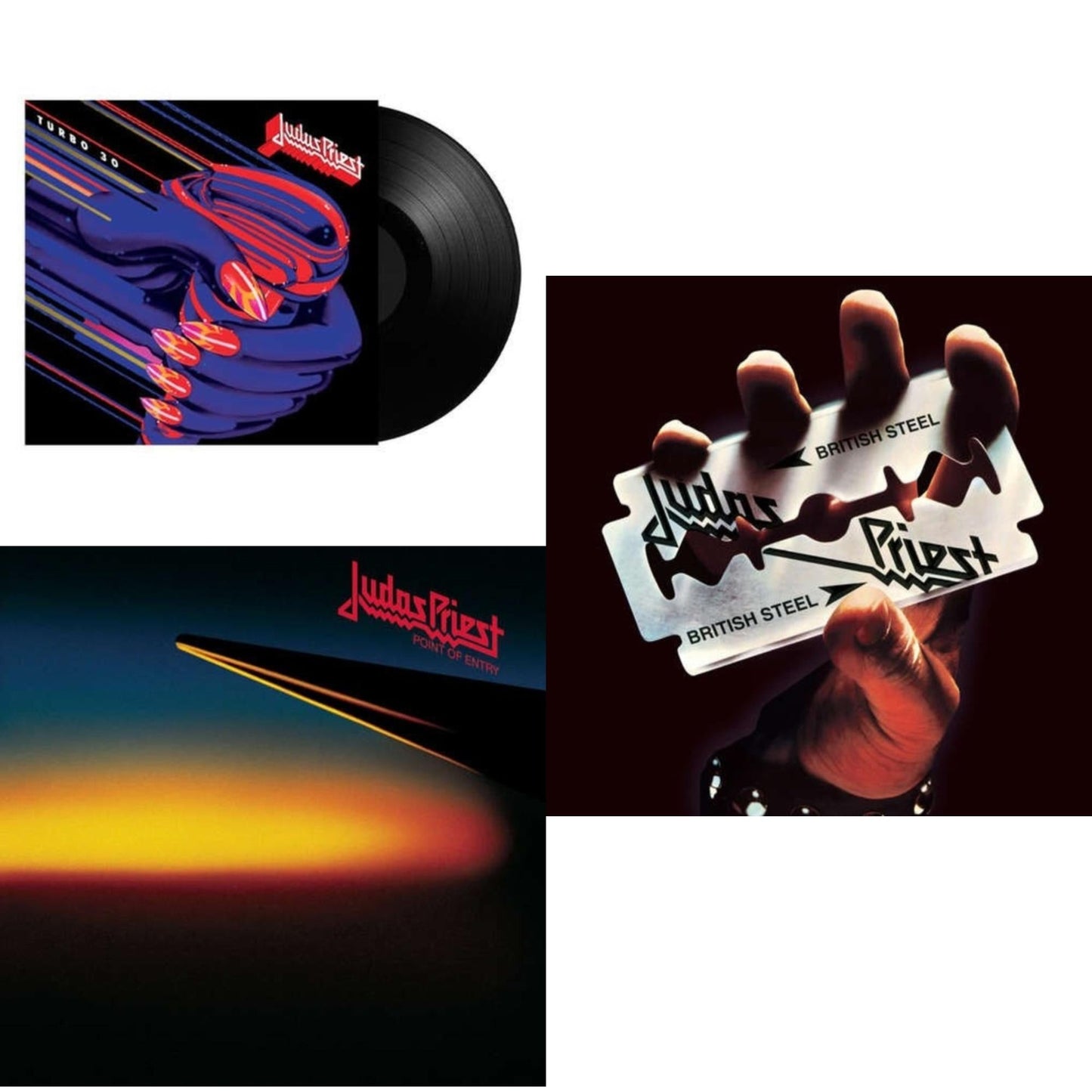 Turbo 30 (150G) & Point Of Entry (180G/Dl Card) & British Steel (180G)(Dl Code)