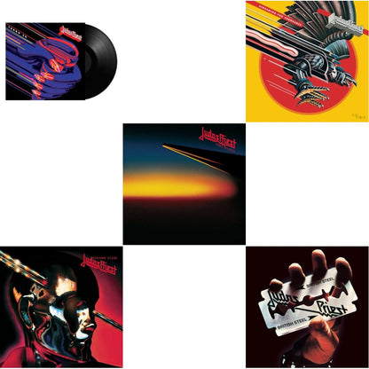 Turbo 30 (150G) & Stained Class (180G/Dl Card) & Point Of Entry (180G/Dl Card) & Screaming For Vengeance (180G/Dl Card) & British Steel (180G)(Dl Code)