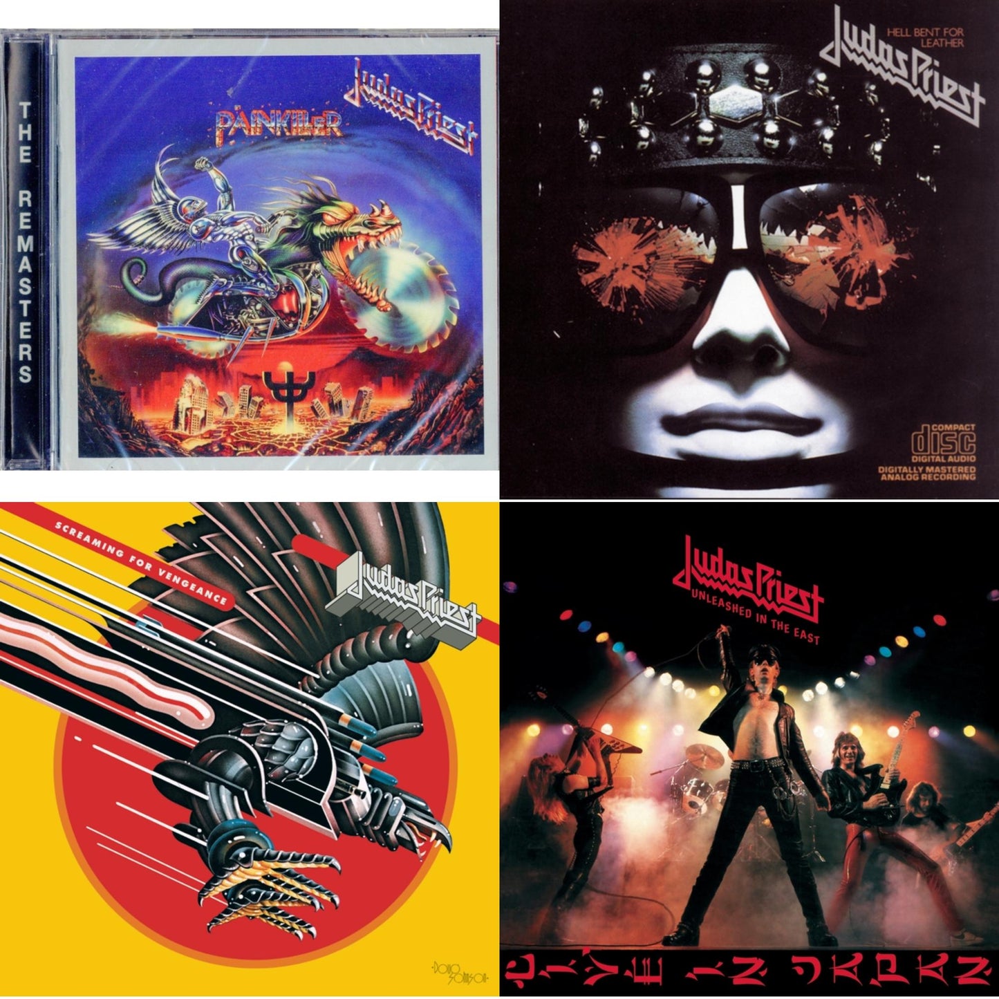 Painkiller & Hell Bent For Leather & Screaming For Vengeance & Unleashed In The East