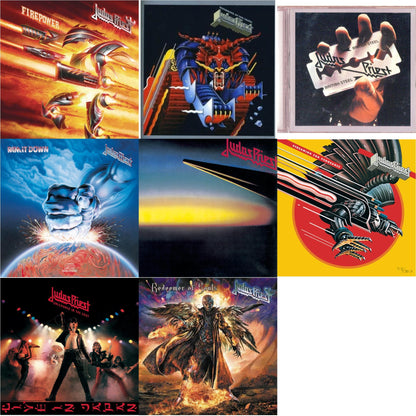 Firepower & Defenders Of The Faith & British Steel & Ram It Down & Point Of Entry & Screaming For Vengeance & Unleashed In The East & Redeemer Of Souls