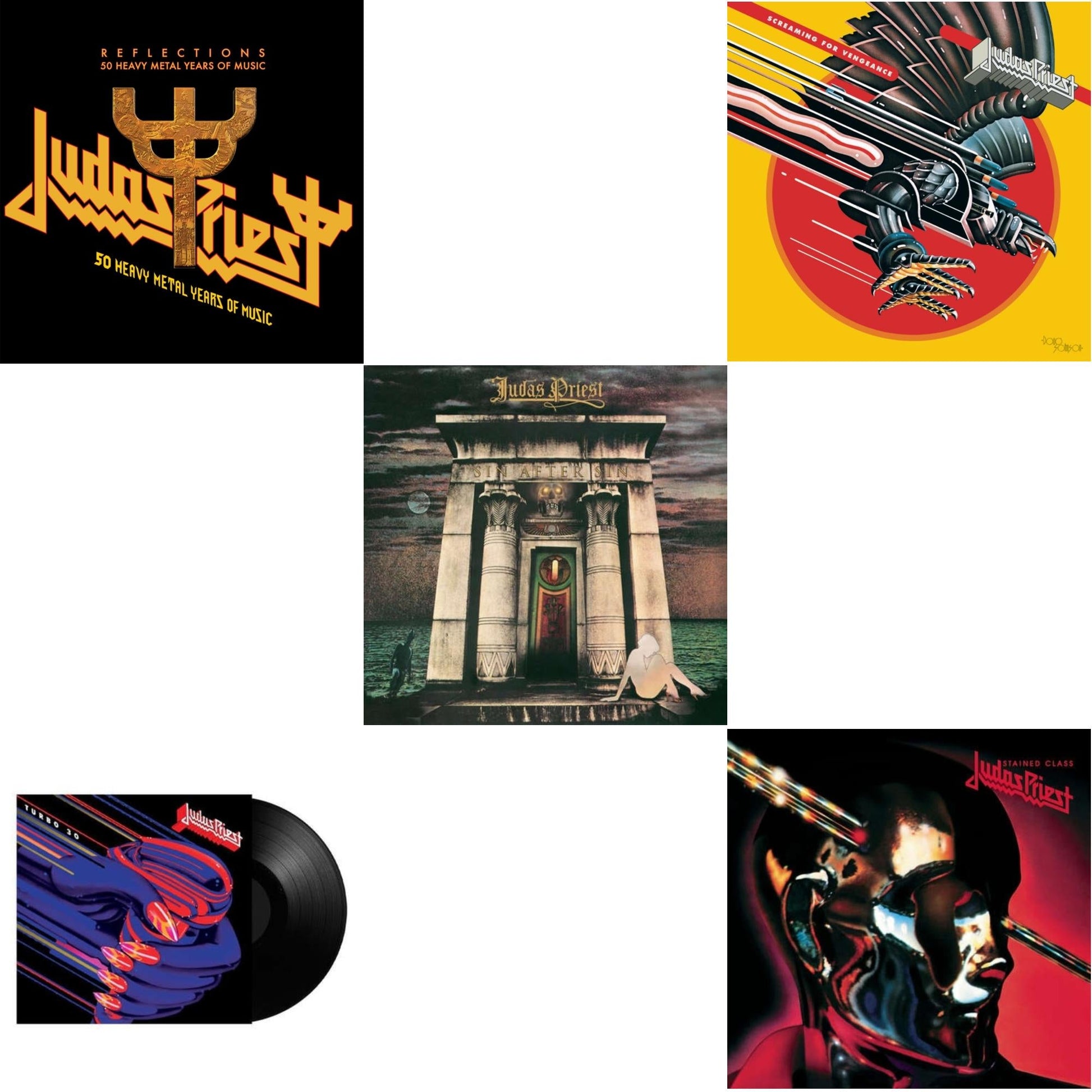 This is a 5 LP Vinyl SKU bundle.
1.This LP Vinyl is brand new.Format: LP VinylMusic Style: Tech HouseThis item's title is: Reflections - 50 Heavy Metal Years Of Music (2LP/180G/Red Vinyl)Artist: Judas PriestLabel: LEGACYBarcode: 194398917818Release Date: 10/15/2021
2.