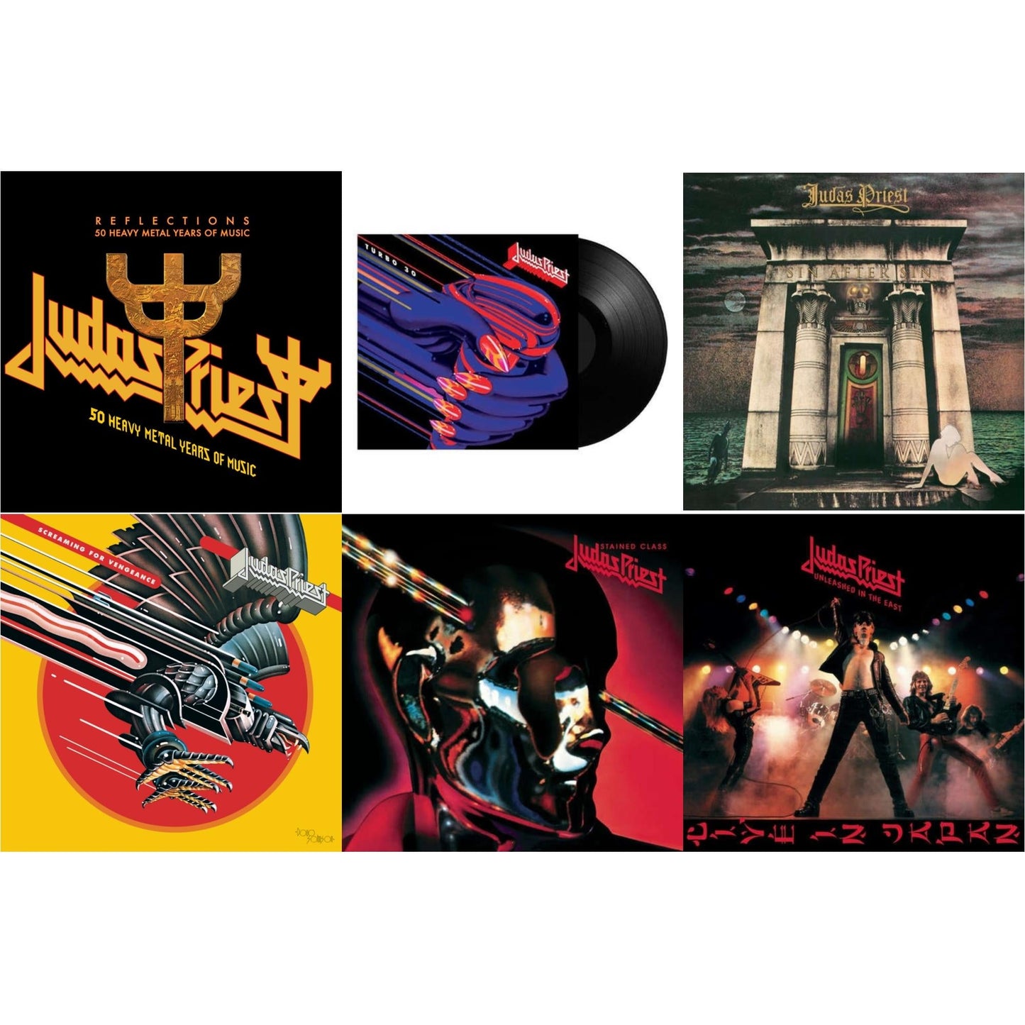 This is a 6 LP Vinyl SKU bundle.
1.This LP Vinyl is brand new.Format: LP VinylMusic Style: Tech HouseThis item's title is: Reflections - 50 Heavy Metal Years Of Music (2LP/180G/Red Vinyl)Artist: Judas PriestLabel: LEGACYBarcode: 194398917818Release Date: 10/15/2021
2.