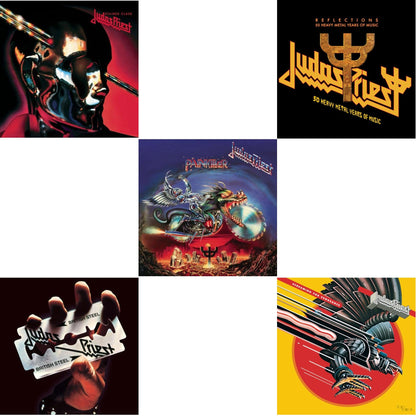 This is a 5 LP Vinyl SKU bundle.
1.This LP Vinyl is brand new.Format: LP VinylMusic Style: Heavy MetalThis item's title is: Stained Class (180G/Dl Card)Artist: Judas PriestLabel: LEGACYBarcode: 889853907915Release Date: 12/1/2017
2.This LP Vinyl is brand new.