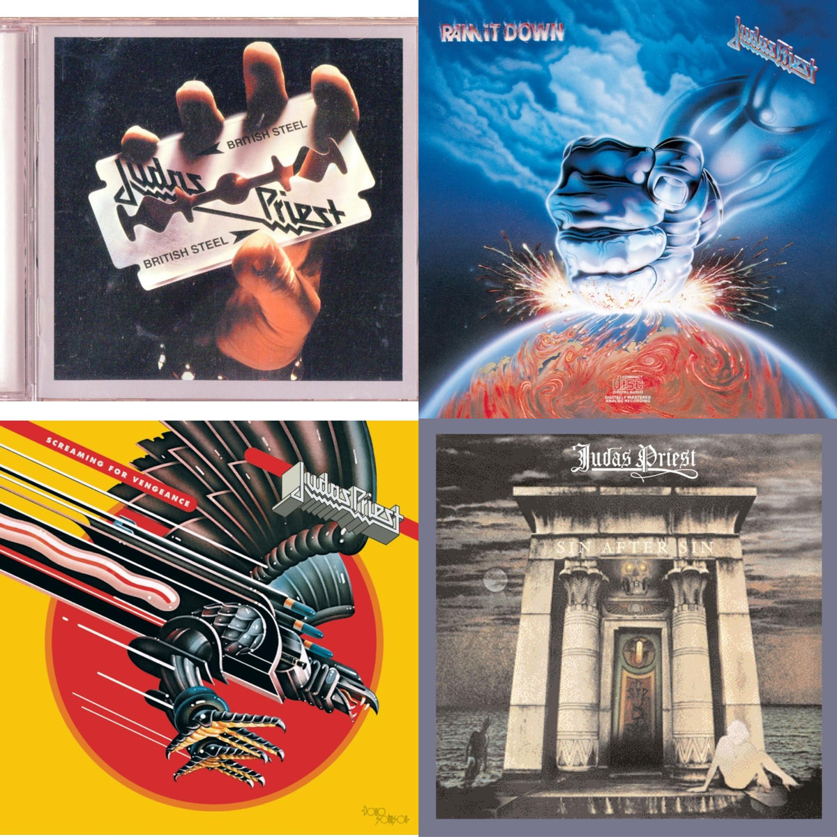 British Steel & Ram It Down & Screaming For Vengeance & Sin After Sin