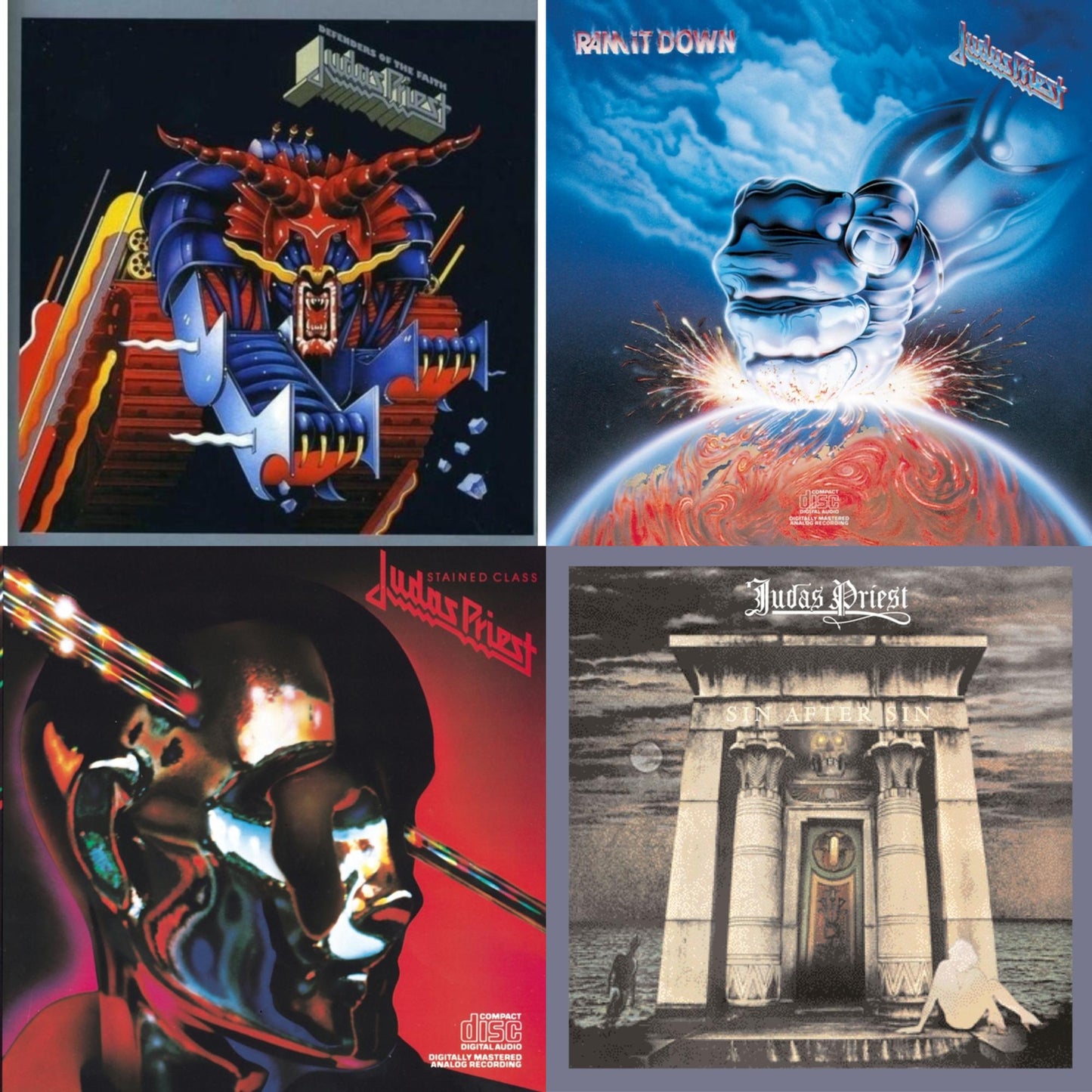 Defenders Of The Faith & Ram It Down & Stained Class & Sin After Sin