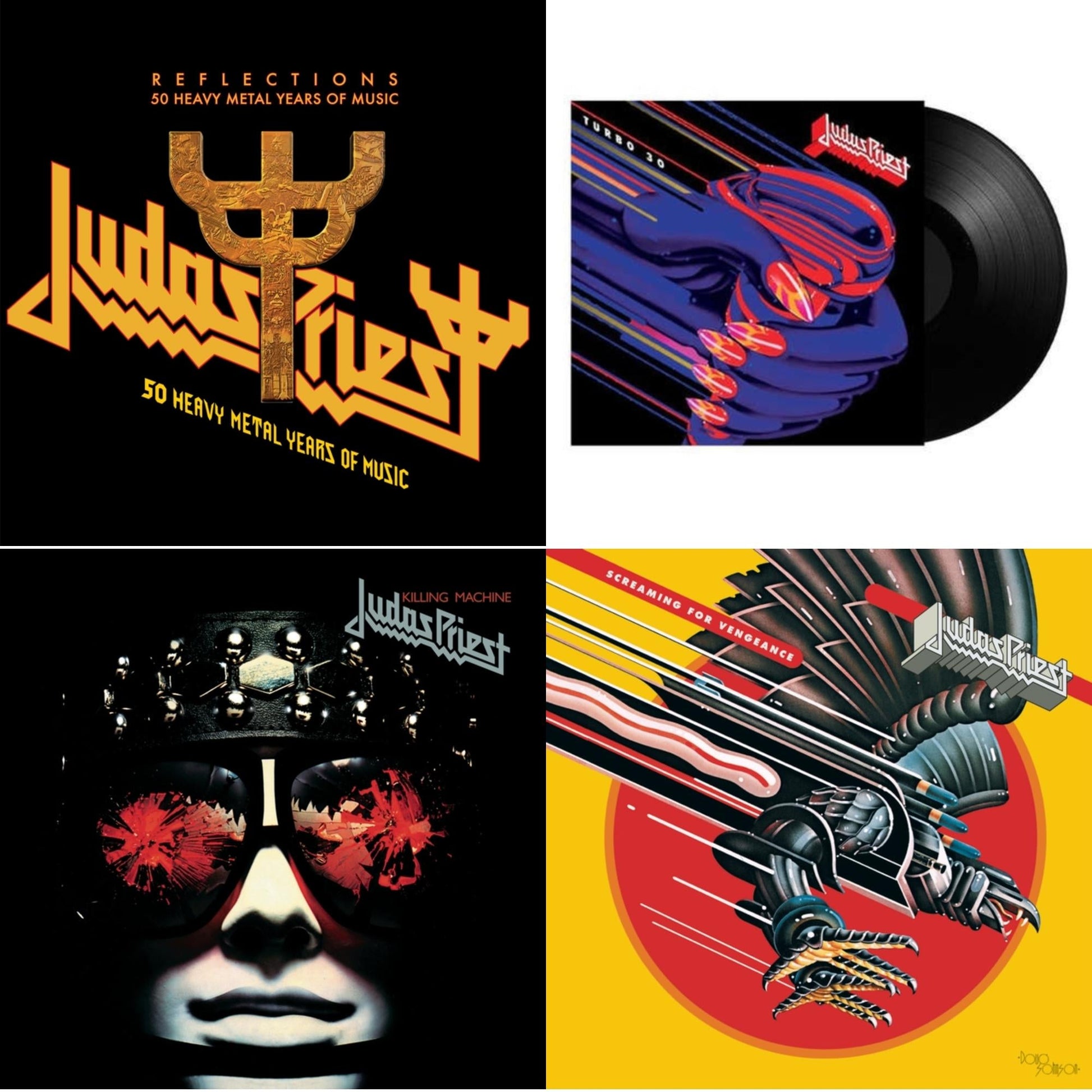 This is a 4 LP Vinyl SKU bundle.
1.This LP Vinyl is brand new.Format: LP VinylMusic Style: Tech HouseThis item's title is: Reflections - 50 Heavy Metal Years Of Music (2LP/180G/Red Vinyl)Artist: Judas PriestLabel: LEGACYBarcode: 194398917818Release Date: 10/15/2021
2.