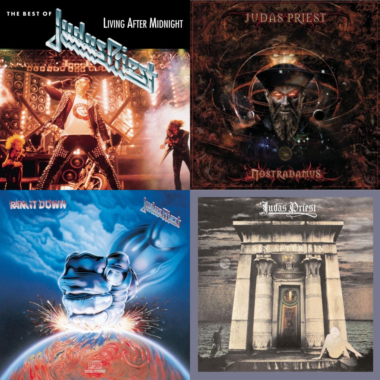 Best Of Judas Priest: Living After Midnight & Nostradamus & Ram It Down & Sin After Sin