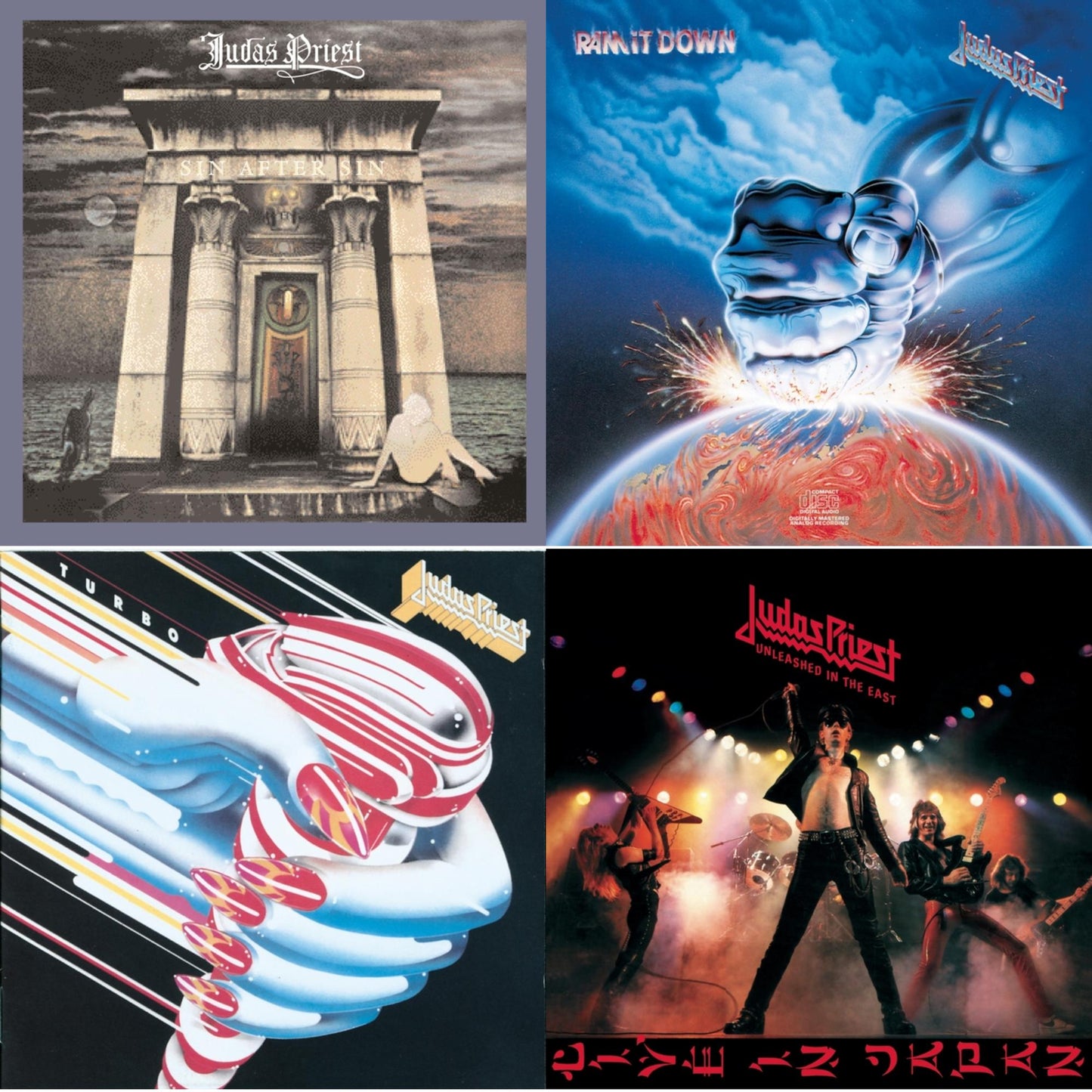 Ram It Down & Turbo & Sin After Sin & Unleashed In The East
