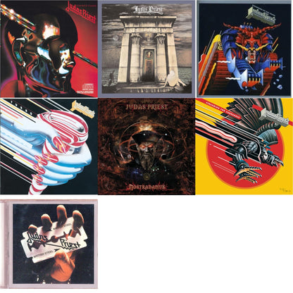 Defenders Of The Faith & British Steel & Nostradamus & Stained Class & Turbo & Screaming For Vengeance & Sin After Sin