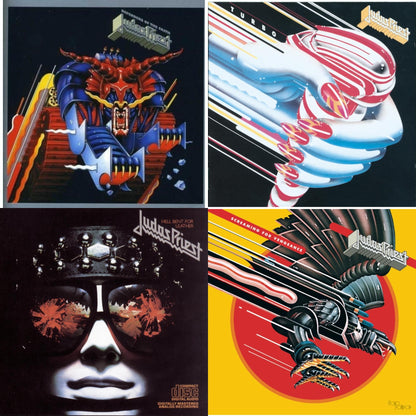 This is a 4 CD SKU bundle.
1.This CD is brand new.Format: CDMusic Style: Heavy MetalThis item's title is: Defenders Of The FaithArtist: Judas PriestLabel: LEGACYBarcode: 696998543829Release Date: 5/29/2001
2.This CD is brand new.