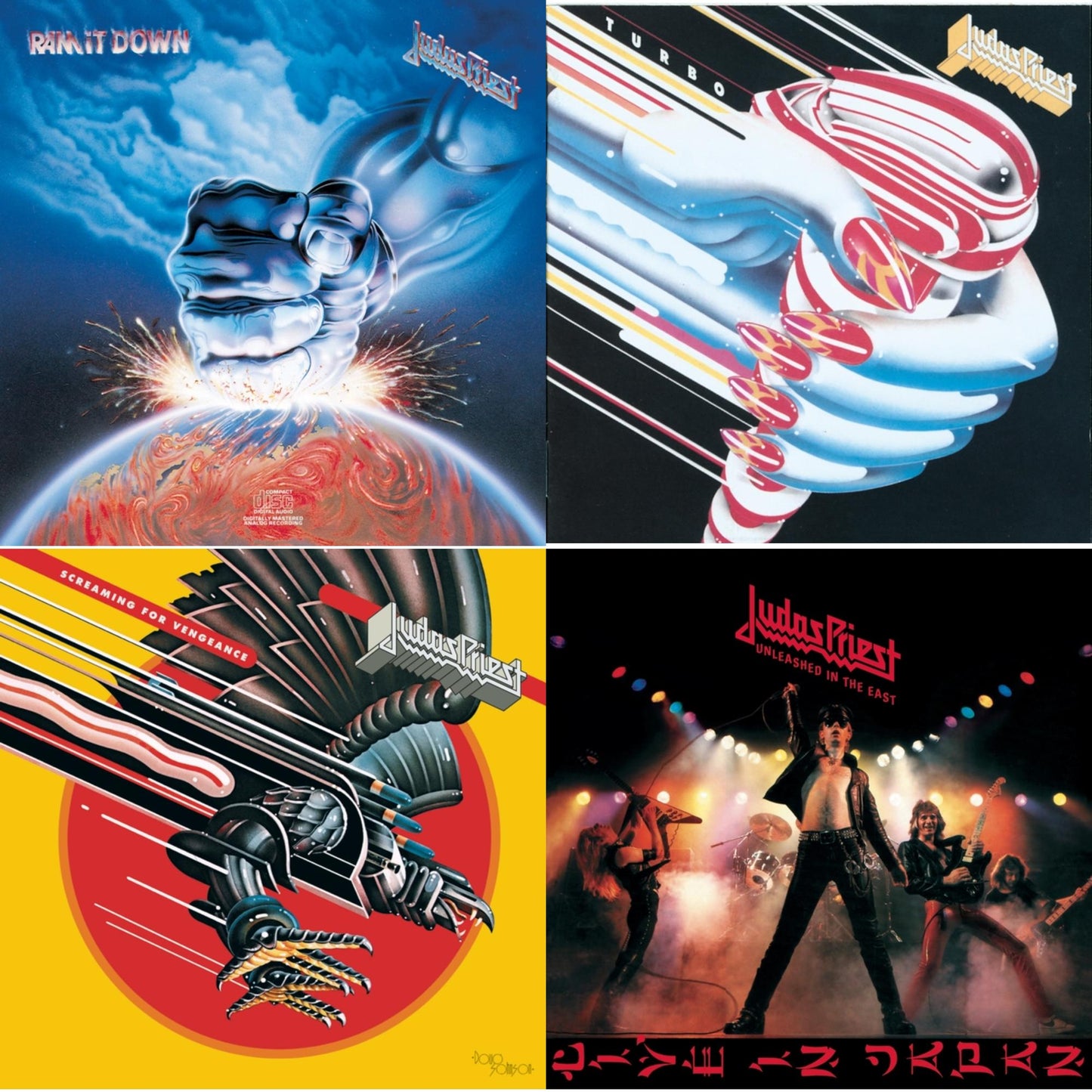 Ram It Down & Turbo & Screaming For Vengeance & Unleashed In The East