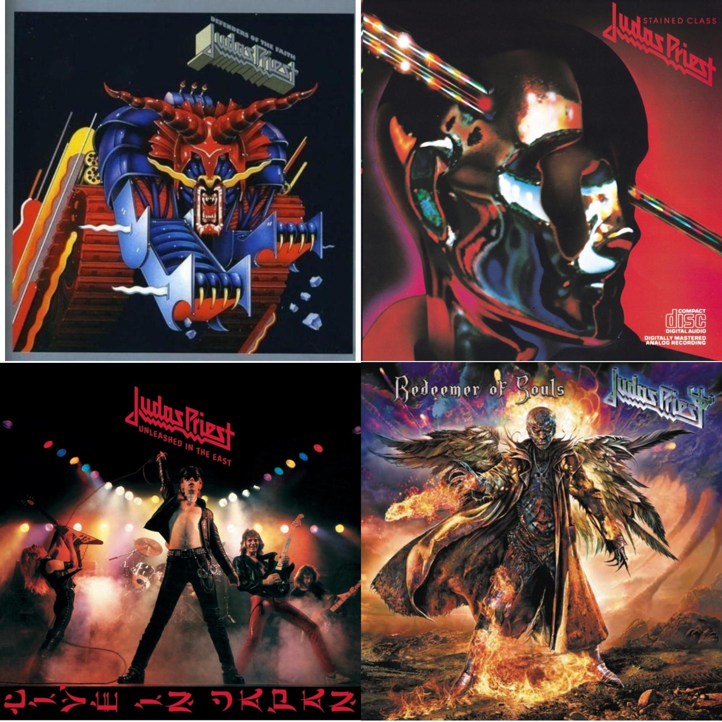 Defenders Of The Faith & Stained Class & Unleashed In The East & Redeemer Of Souls