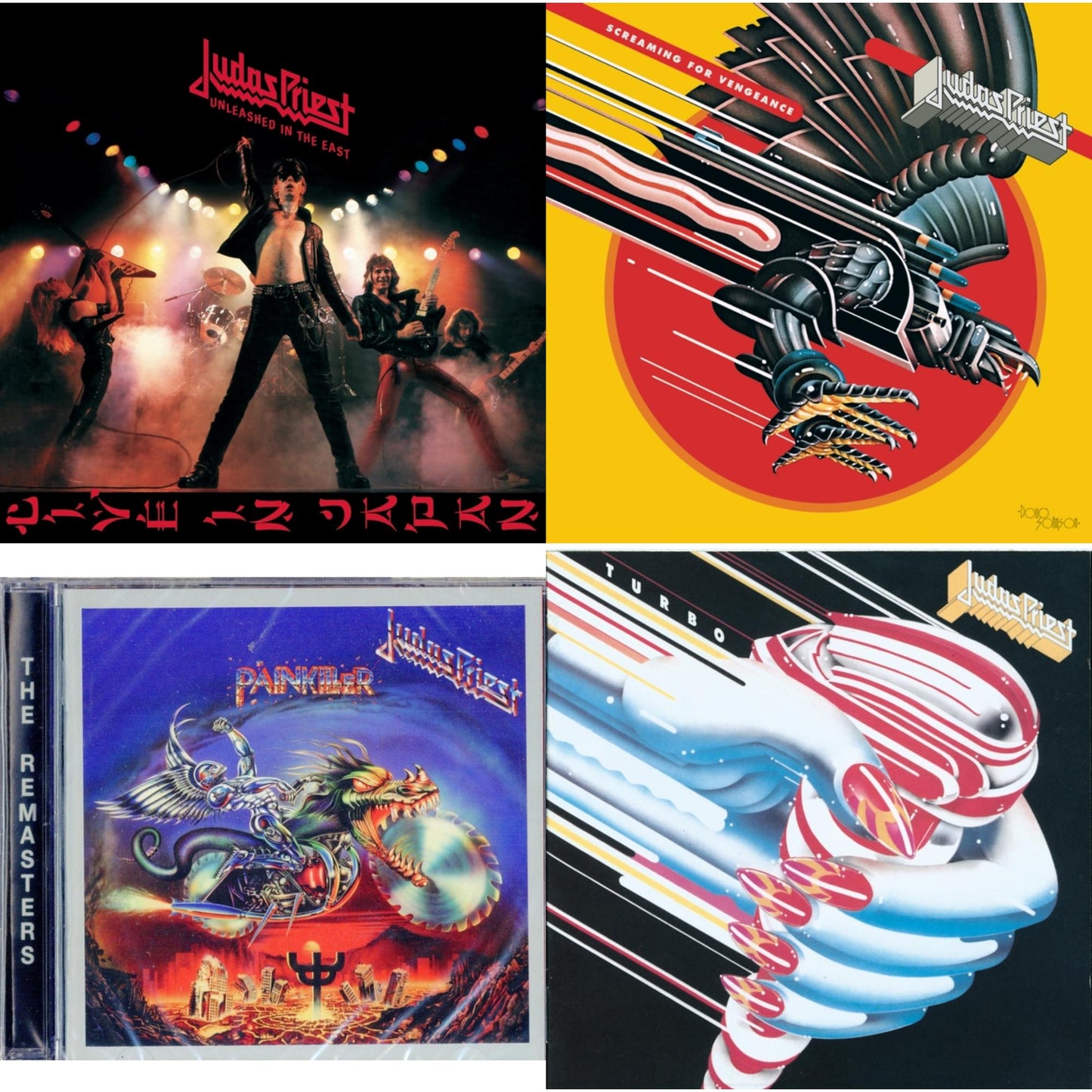 Painkiller & Turbo & Screaming For Vengeance & Unleashed In The East