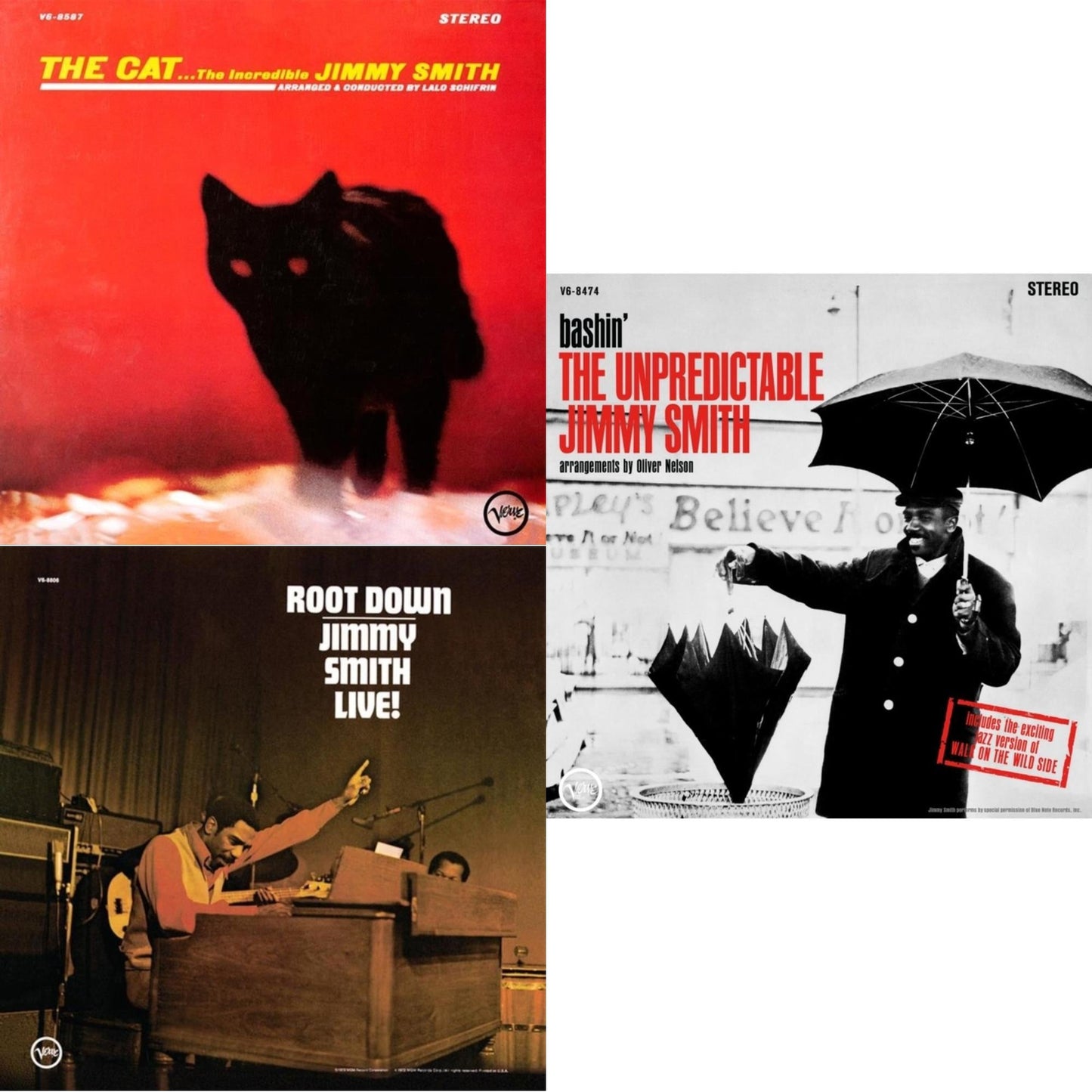 Cat (Verve Acoustic Sounds Series) (180G) & Root Down (Verve Acoustic Sounds Series) (180G) & Bashin - The Unpredictable Jimmy Smith (Verve Acoustic Sounds Series) (180G)