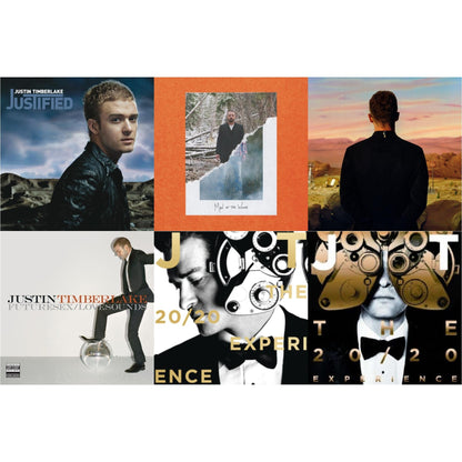 Justified & Man Of The Woods (140G/Dl Code) & Everything I Thought It Was (X) (2LP) & Futuresex / Lovesounds (Pa/2LP/Gatefold) & 20/20 Experience (2LP/Gatefold) & 20/20 Experience - 2 Of 2 (Pa/2LP/Dl Card/Gatefold)