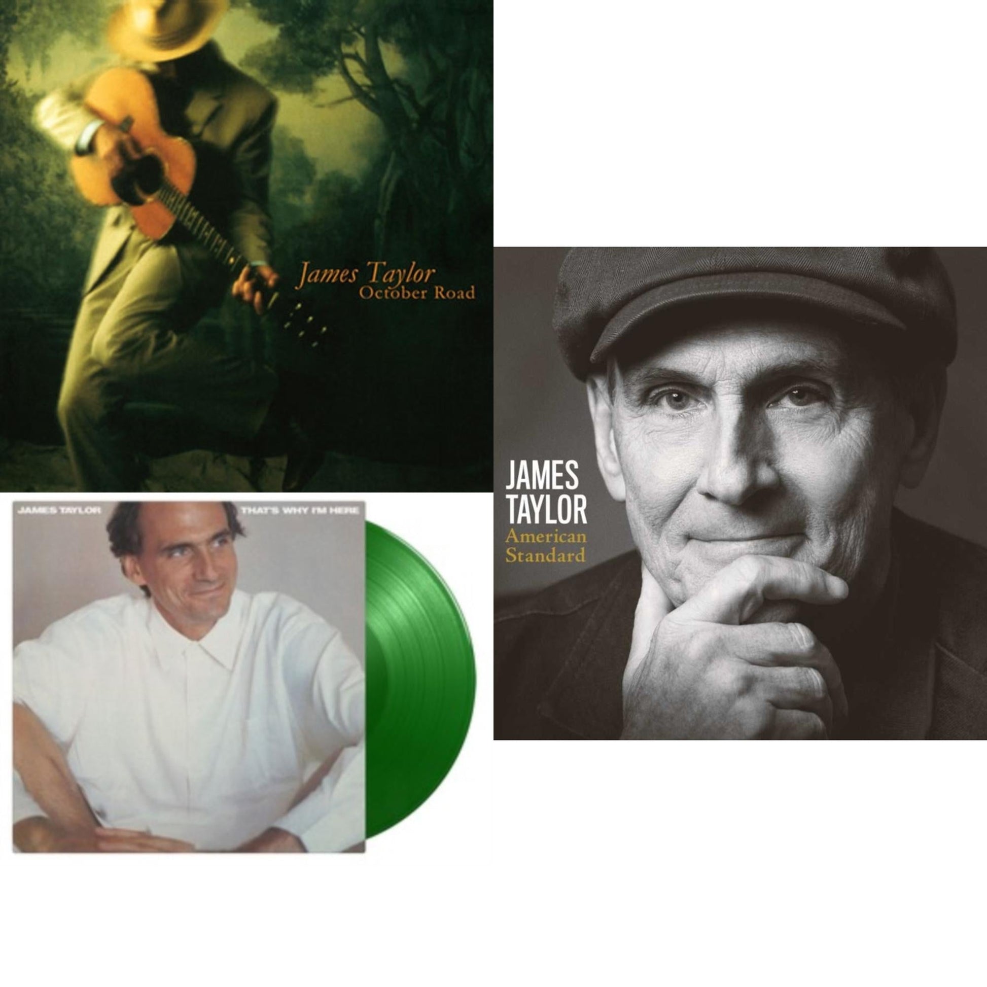 This is a 3 LP Vinyl SKU bundle.
1.This LP Vinyl is brand new.Format: LP VinylThis item's title is: October Road (180G/Gold & Black Marbled LP Vinyl)Artist: James TaylorBarcode: 8719262030329Release Date: 10/27/2023
2.This LP Vinyl is brand new.