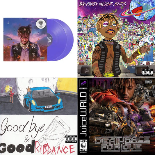 Legends Never Die (X) (5 Year Anniversary) (Eternal Purple Vinyl/2LP) & Party Never Ends (X) (Coal Vinyl/2LP) & Goodbye & Good Riddance & Death Race For Love (X) (2LP)