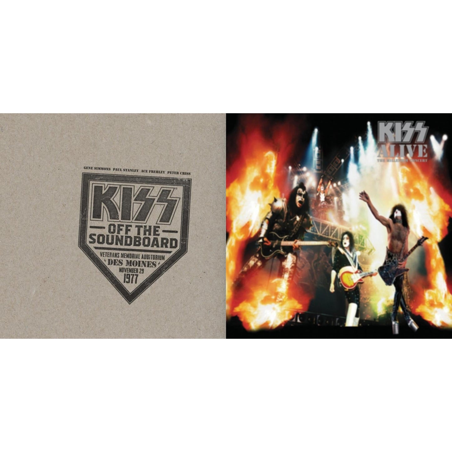 This is a 2 LP Vinyl SKU bundle.
1.This LP Vinyl is brand new.Format: LP VinylMusic Style: DroneThis item's title is: Kiss Off The Soundboard: Live In Des Moines (2LP)Artist: KissLabel: UMEBarcode: 602445825578Release Date: 9/9/2022
2.This LP Vinyl is brand new.
