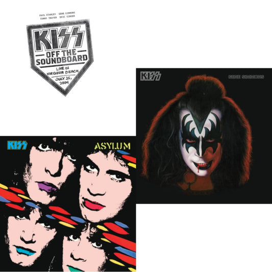 Kiss Off The Soundboard: Live In Virginia Beach (3LP) & Asylum & Gene Simmons